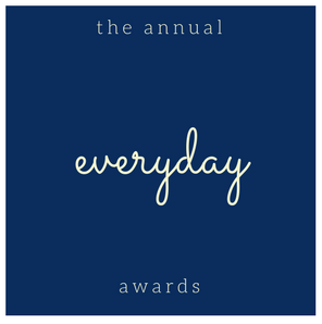 White and Blue Square Music Logo