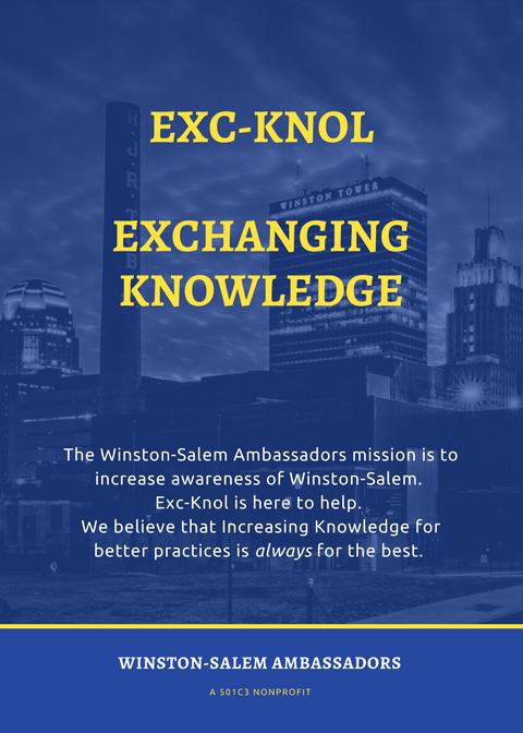 Blue and Yellow City Human Resource Management Corporate Flyer