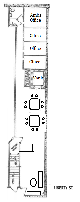 office layout rendering